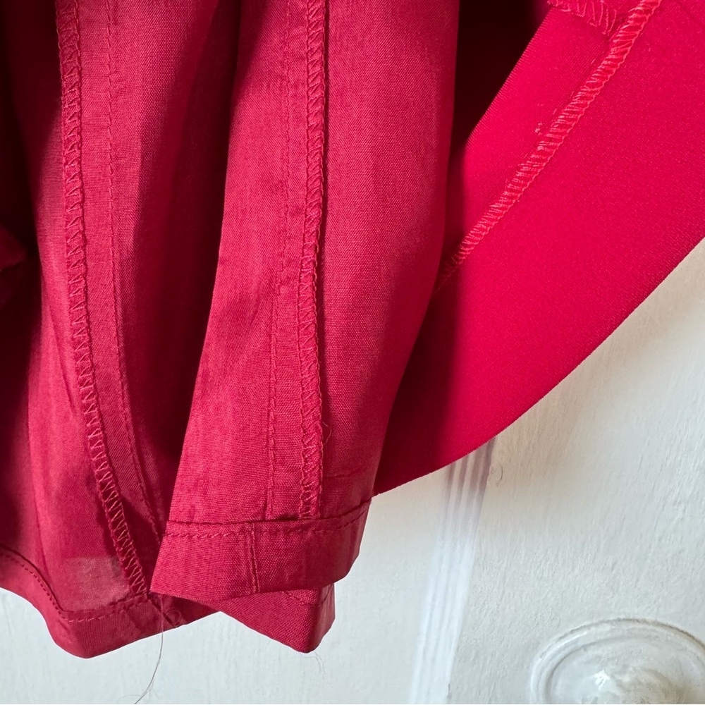Tahari ASL Arthur S. Levine Holiday Red Bow Shift Dress - Picture 5 of 9